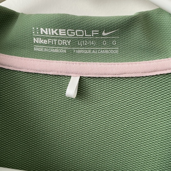 ⛳️ Nike Olive Green Polo Shirt - Large - Picture 4 of 5